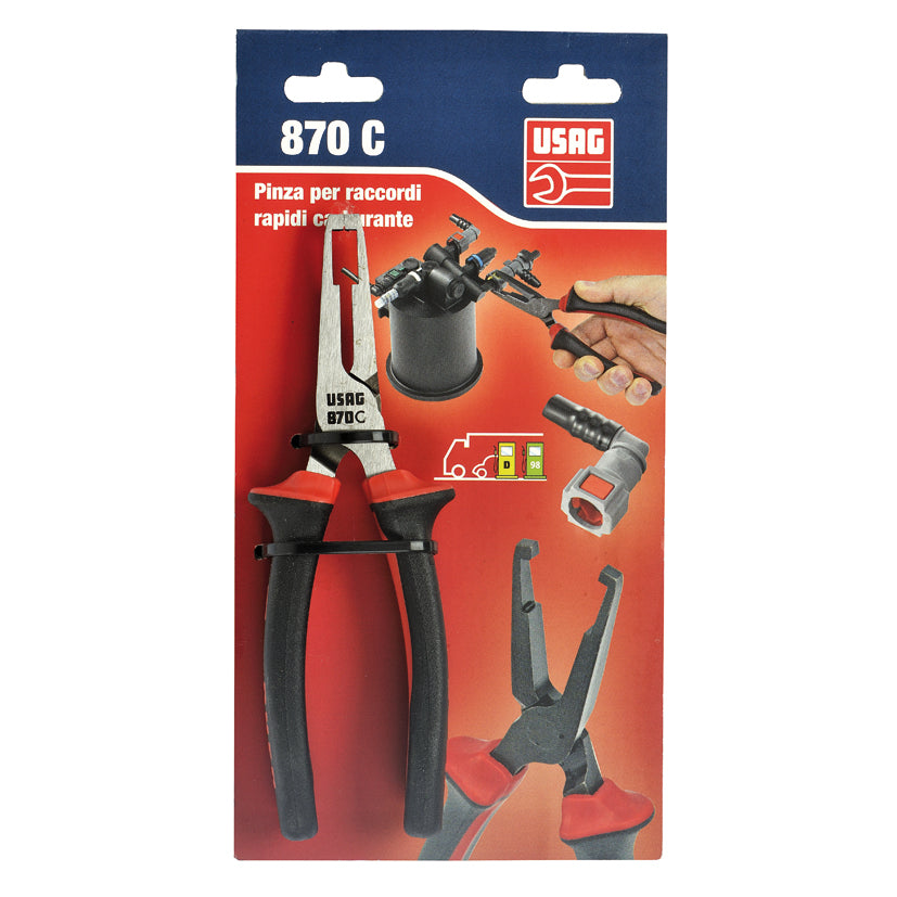 870 C - Fuel Quick Coupling Pliers - Usag - U08700006 870 C - Fuel Quick Coupling Pliers - Usag - U08700006